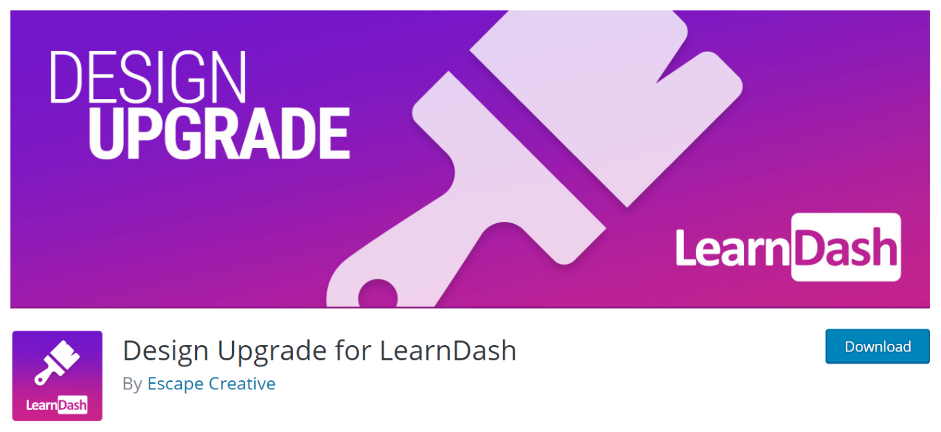 Design Upgrade for LearnDash by Escape Creative.