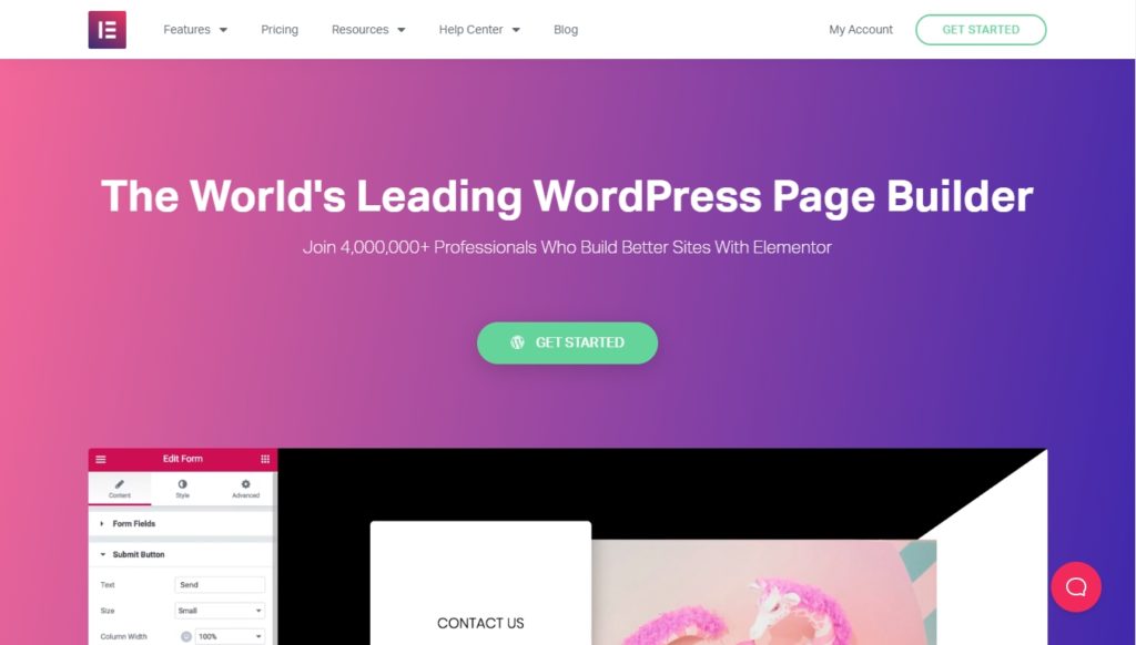 elementor homepage the worlds leading wordpress page builder