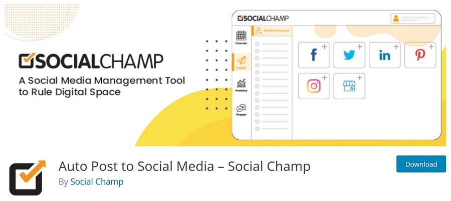 Social Champ WordPress plugin