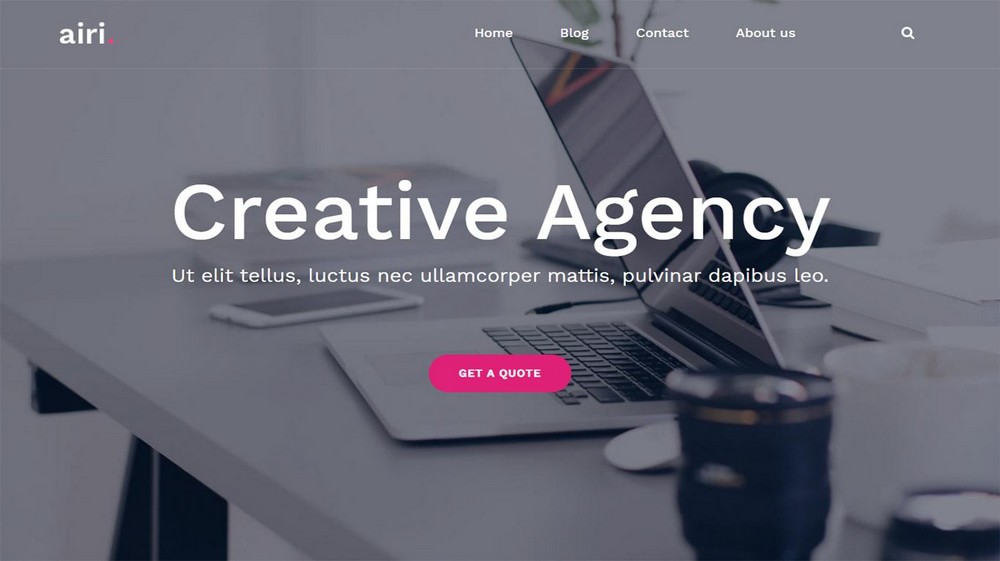 Airi WordPress theme