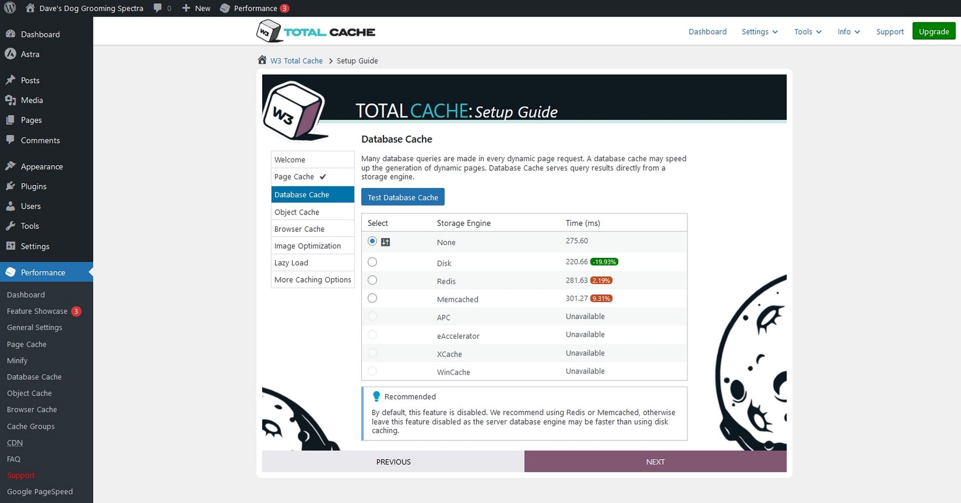 Configuring Settings