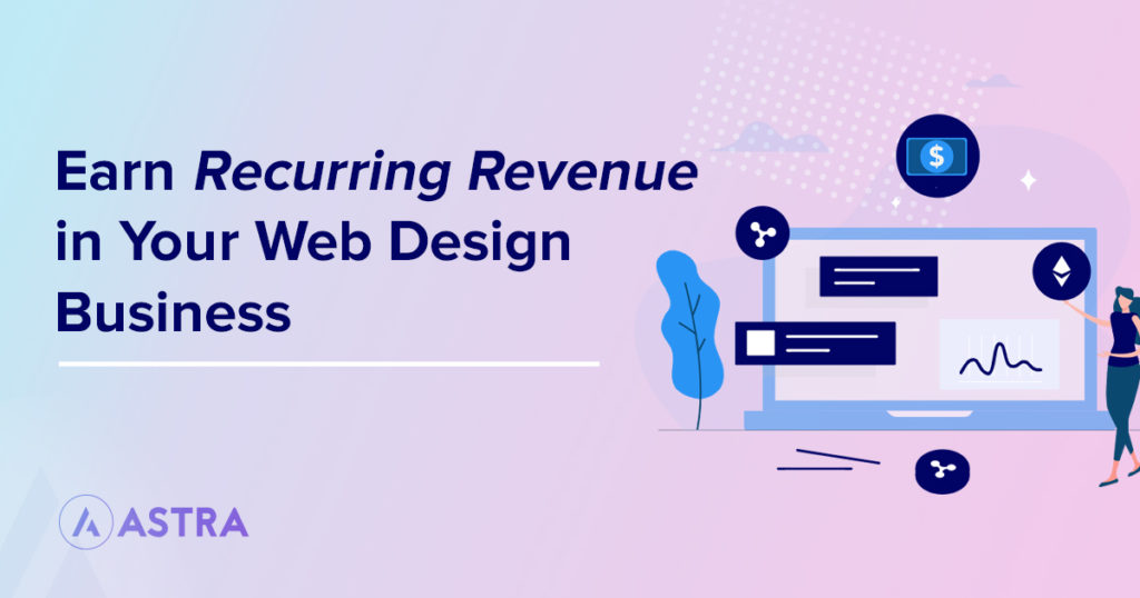 earn recurring revenue in web design banner