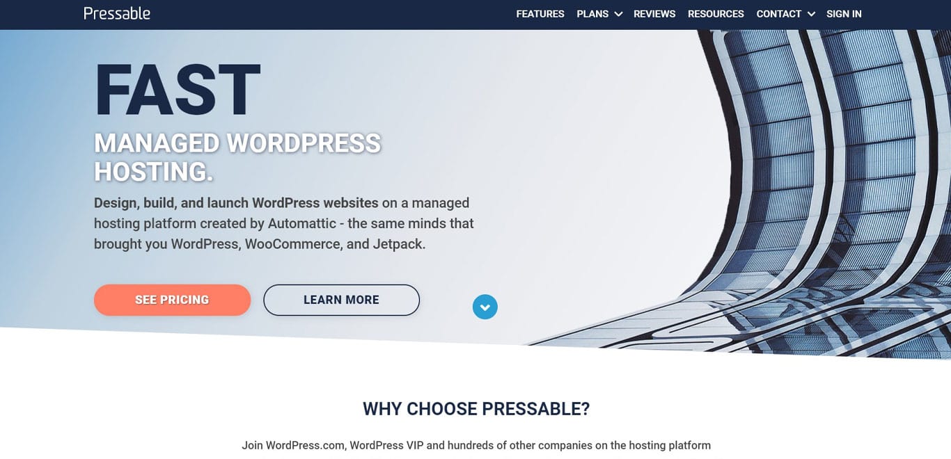 Pressable site image