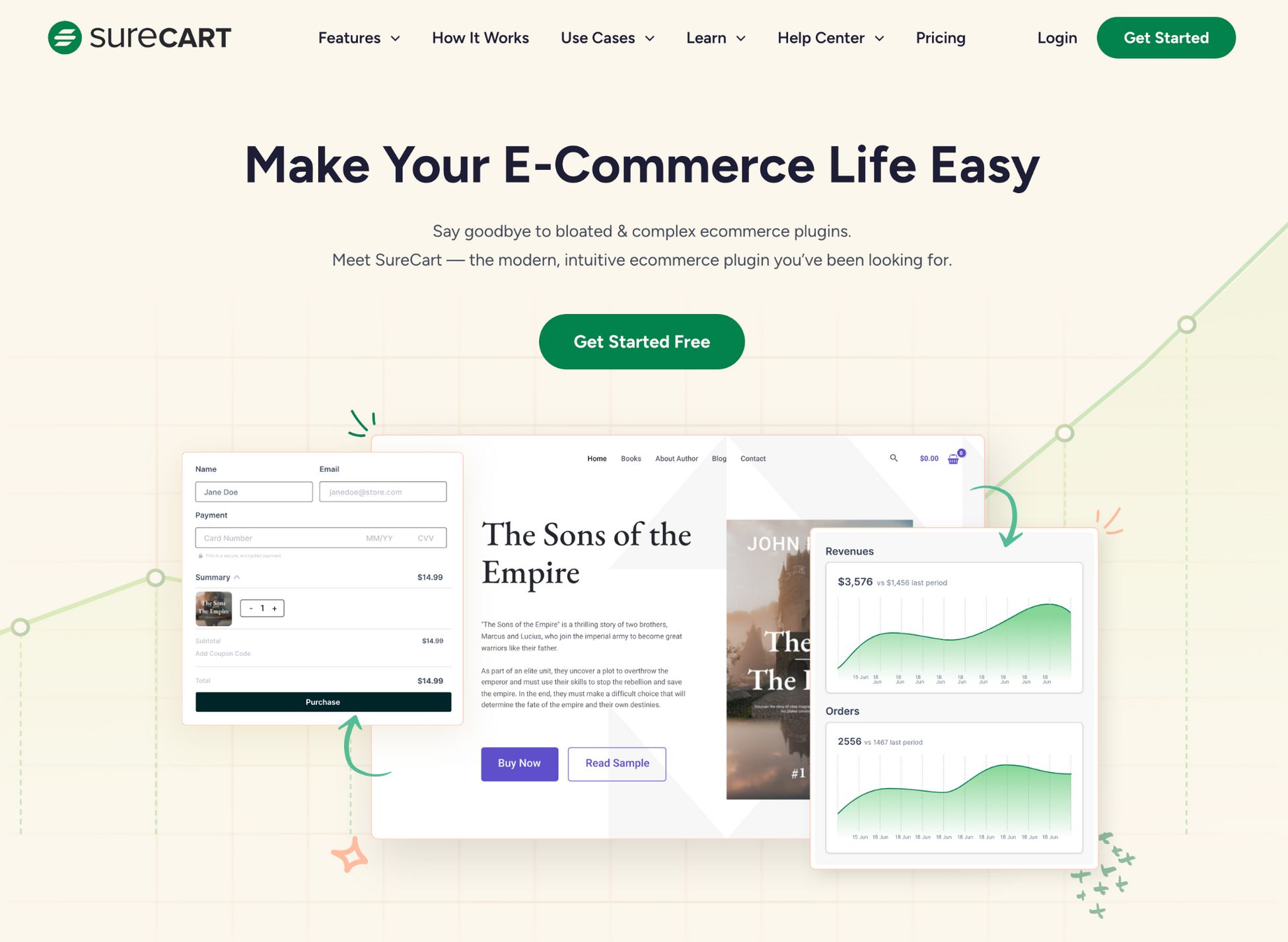 surecart homepage