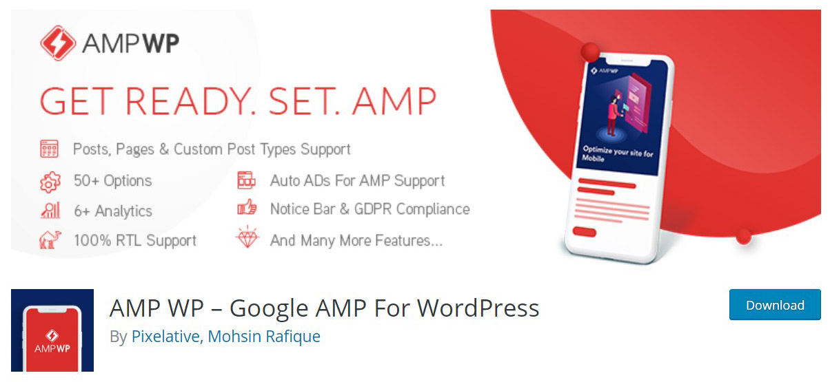 AMP WP site image