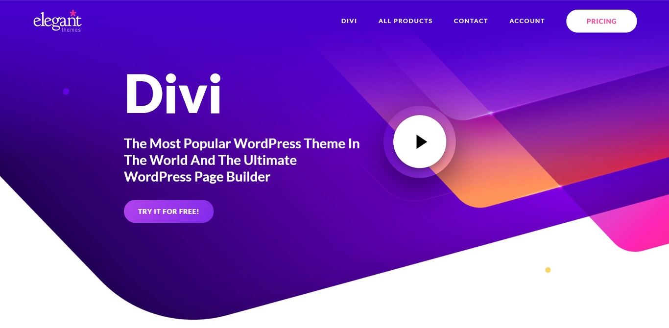 Divi theme site image