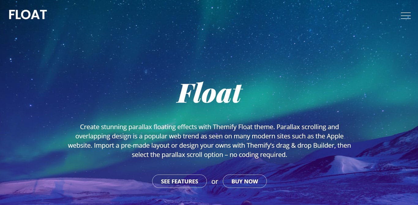 Float theme demo