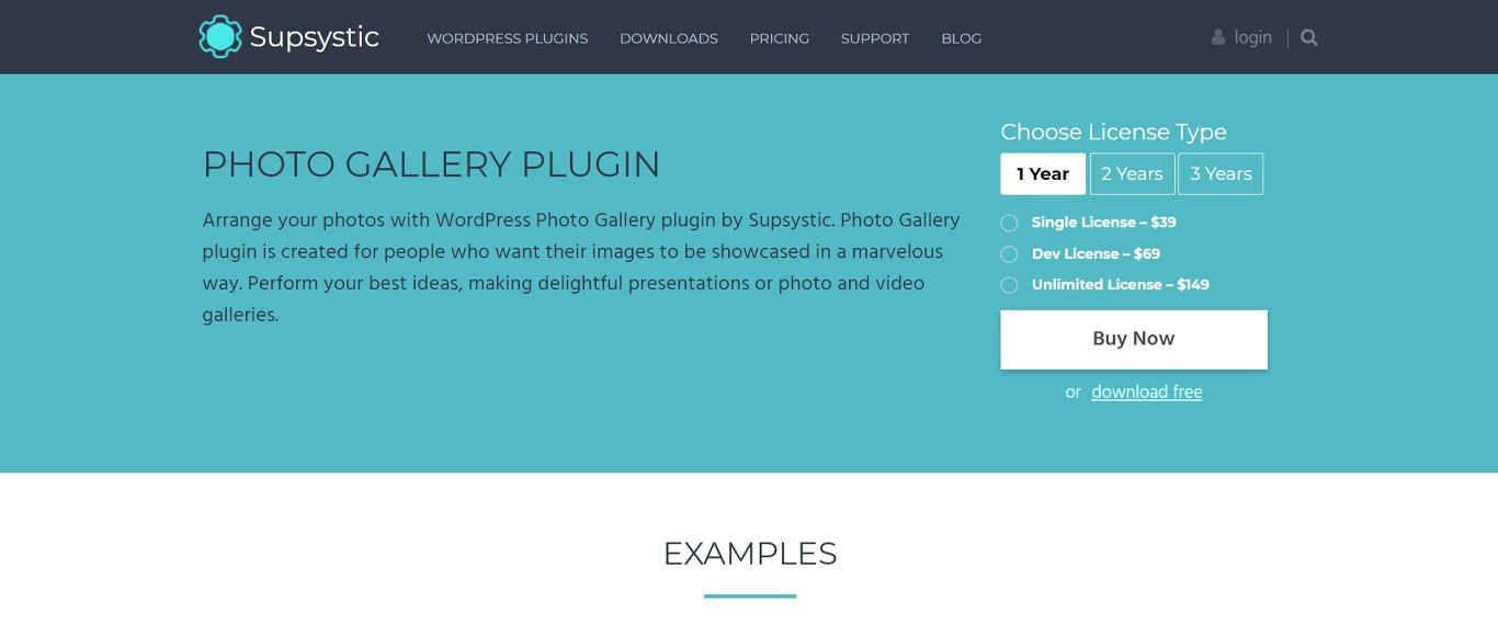 Supsystic plugin site image