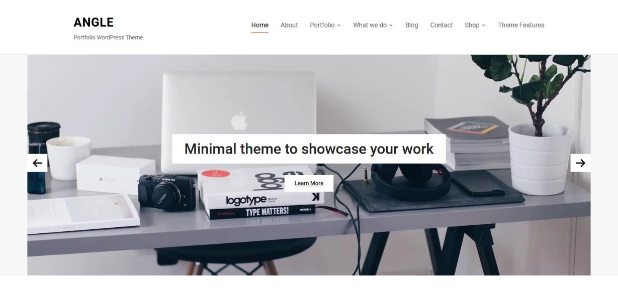 Angle Portfolio WordPress Theme