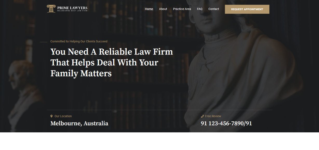 Astra Prime Lawyers Wordpress theme