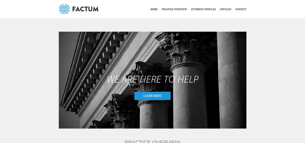 Factum Law Theme