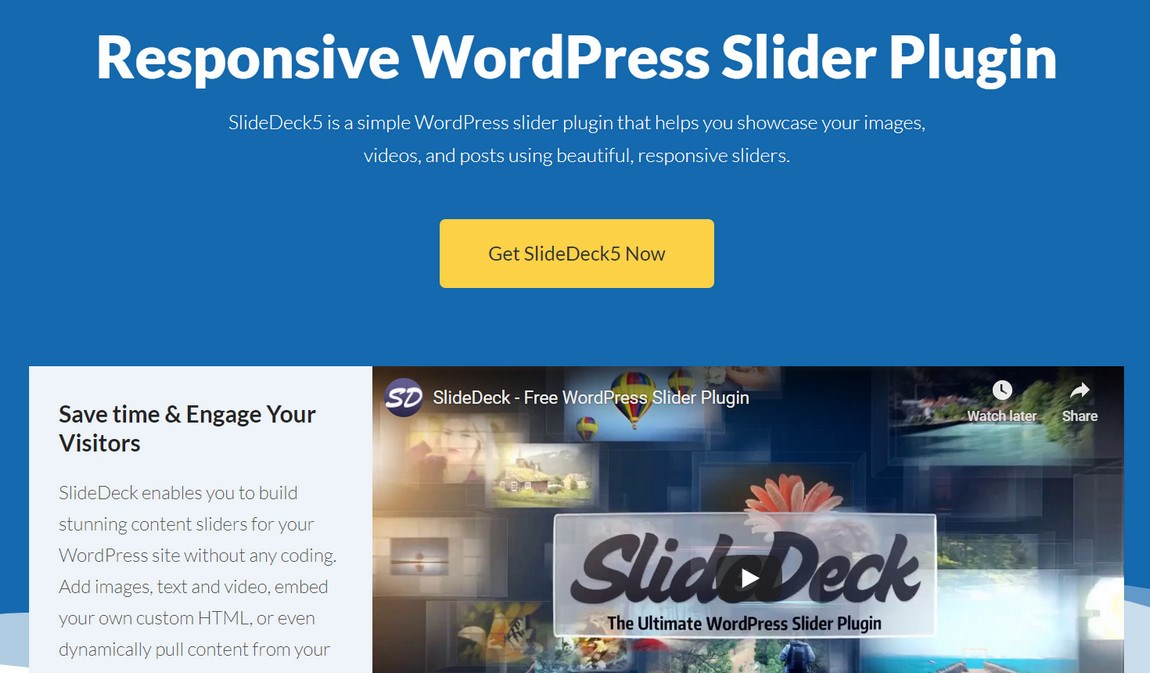 Slidedeck wordpress slider plugin