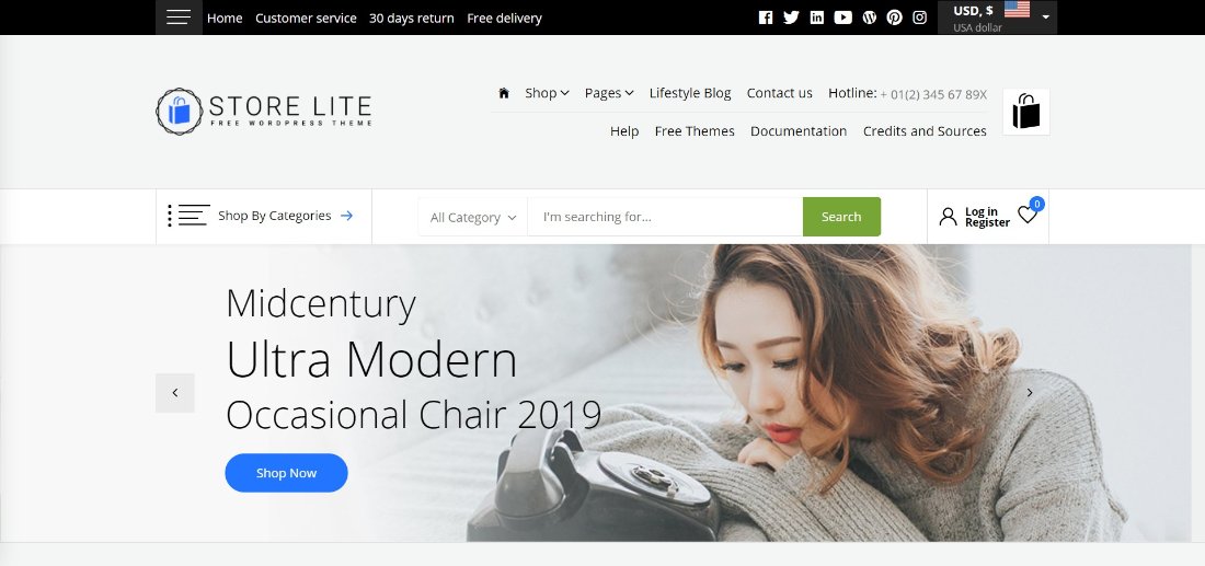 Store Lite free theme