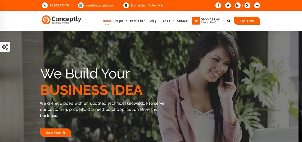 Conceptly wordpress theme