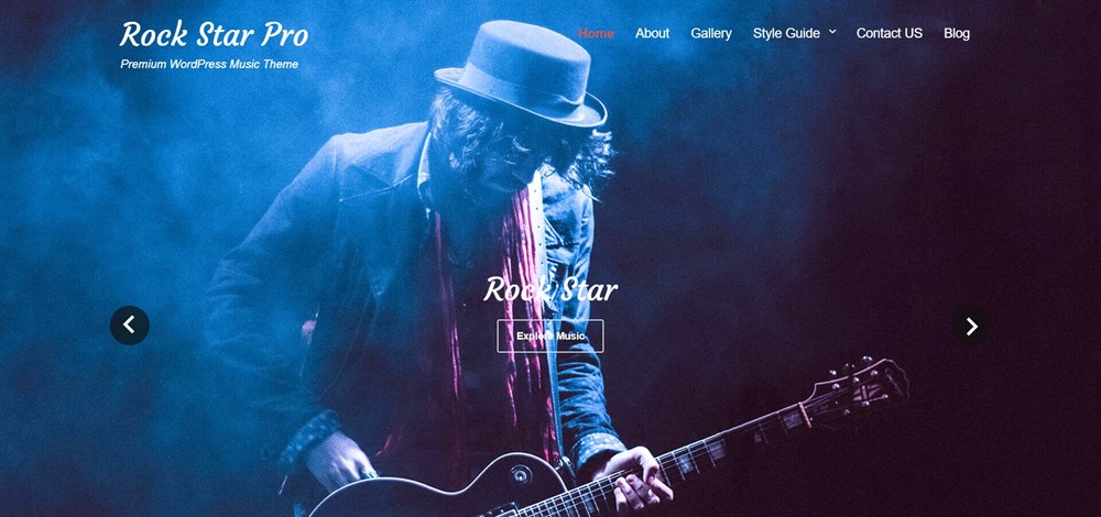 Rock Star Pro wordpress theme