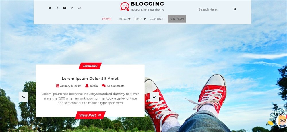 The Writers Blog Pro theme demo