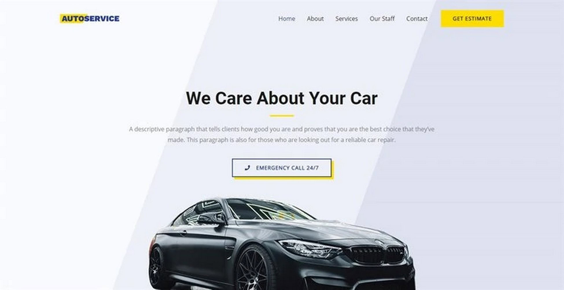 lightweight WordPress theme with car dealership templates