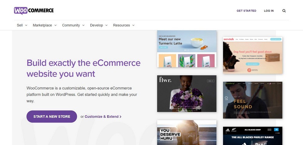 WooCommerce homepage