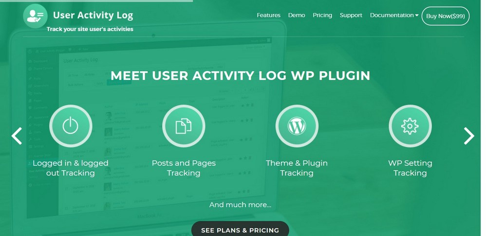 User Activity Log WordPress plugin