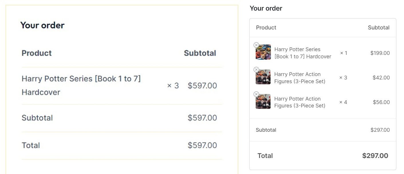 default-order-summary-vs-custom-order-summary