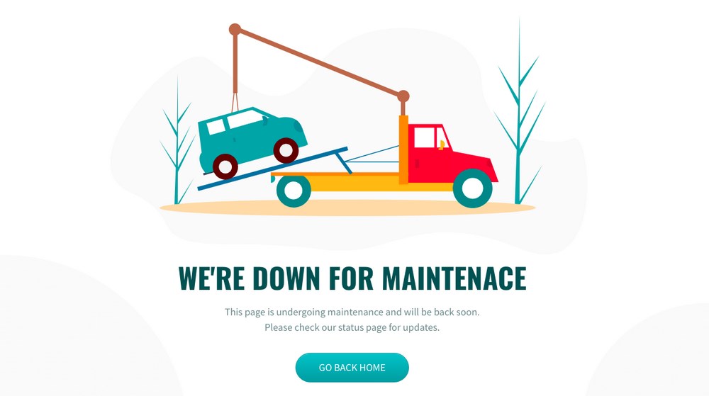 maintenance mode image