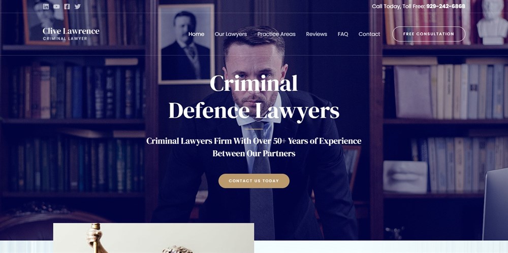 Criminal Lawyer Astra template