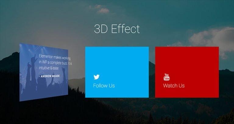 3d flipbox effect with elementor