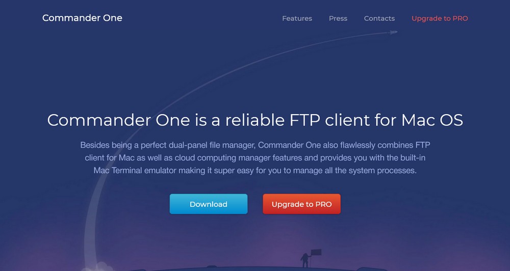 Commander One FTP client for Mac OS