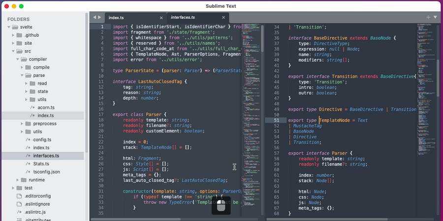 Sublime text editor