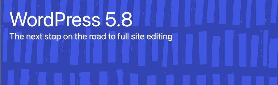 WordPress 5.8 update