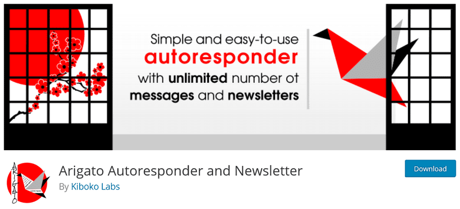 Arigato Autoresponder and Newsletter plugin WordPress