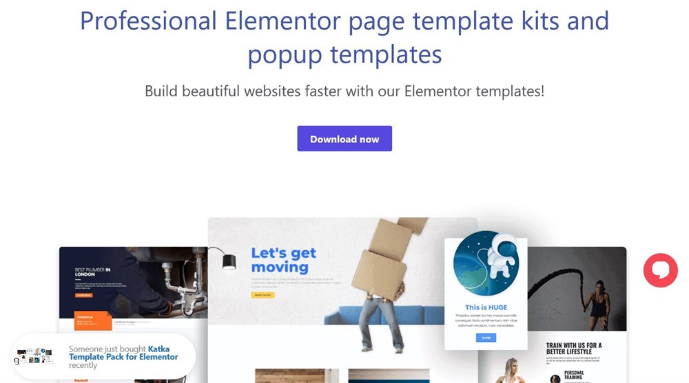 Katka Elementor Template Pack