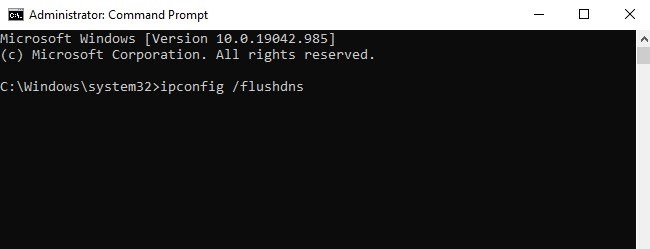 flush dns