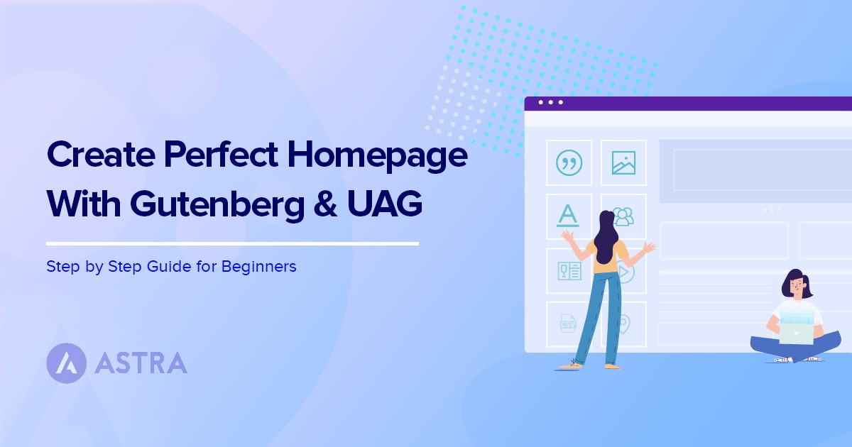 Create perfect homepage with UAG