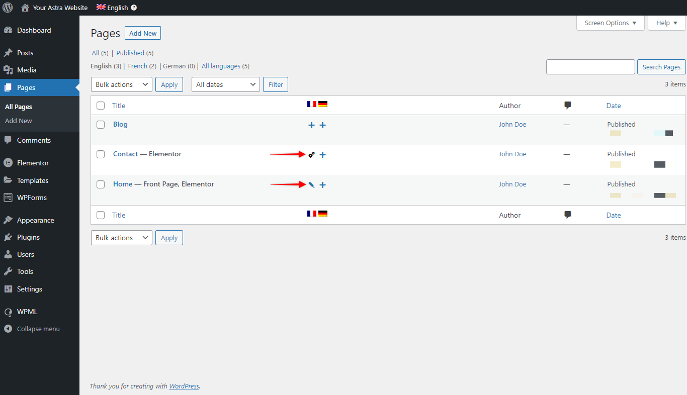 Partial and Complete Translations with WPML