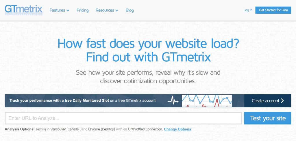 GTmetrix