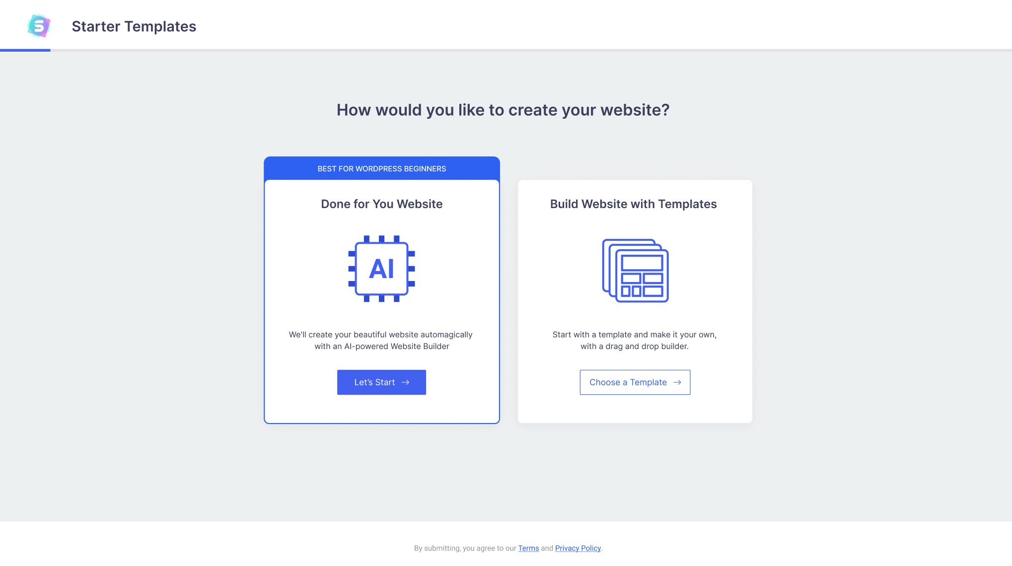 Starter Templates 3.0 - AI