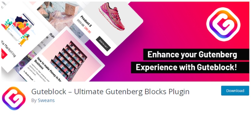 Guteblock WordPress plugin