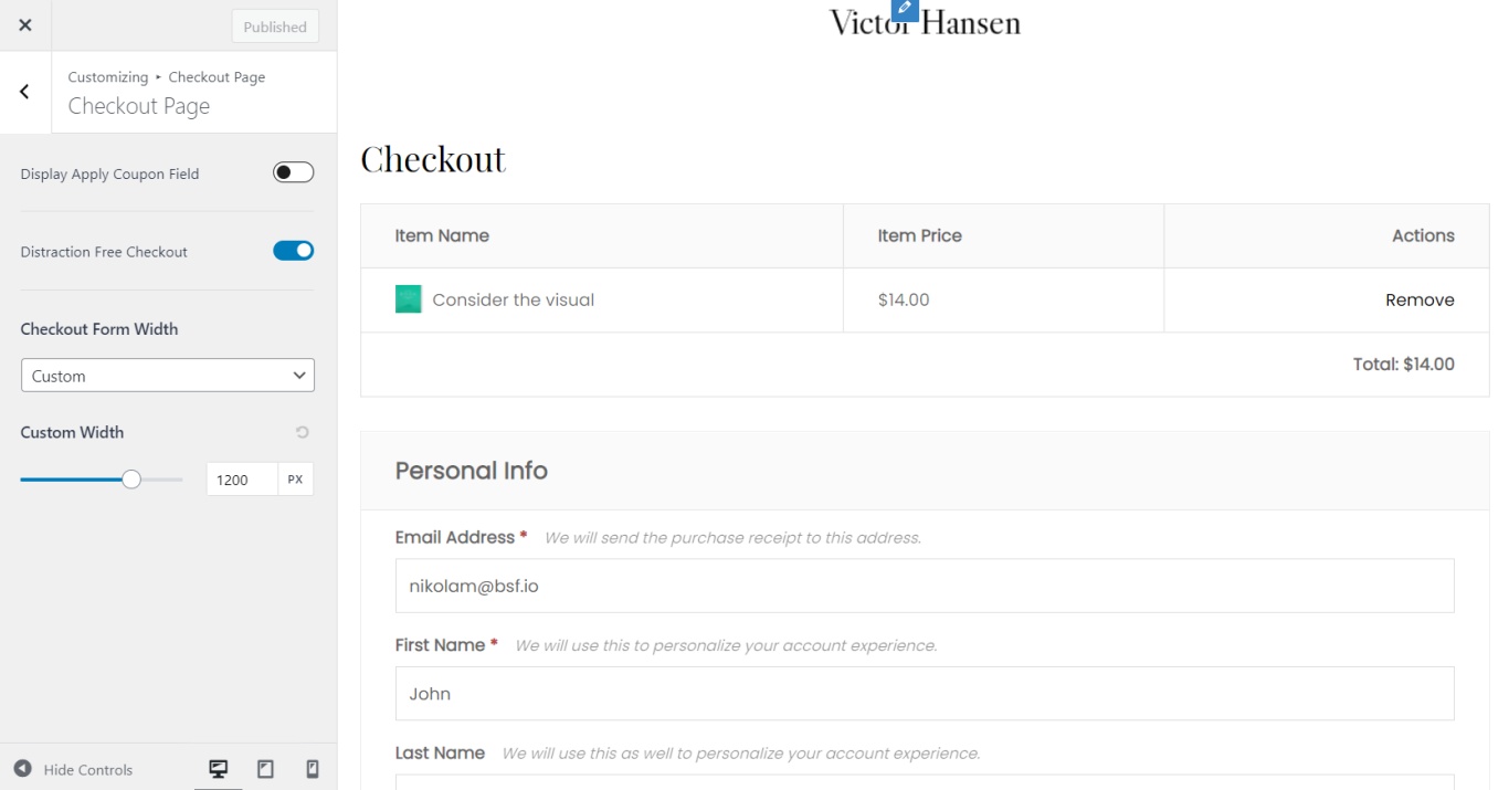 Astra EDD checkout page customization