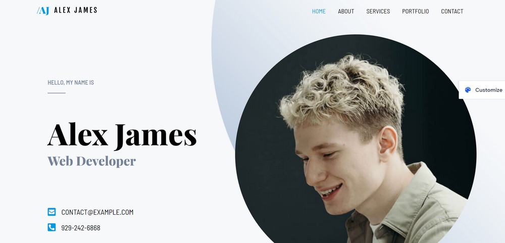 astra multipurpose wordpress theme to build resume website