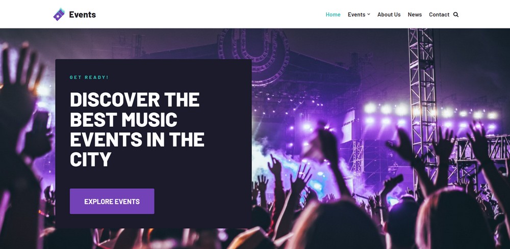 WordPress festival theme neve