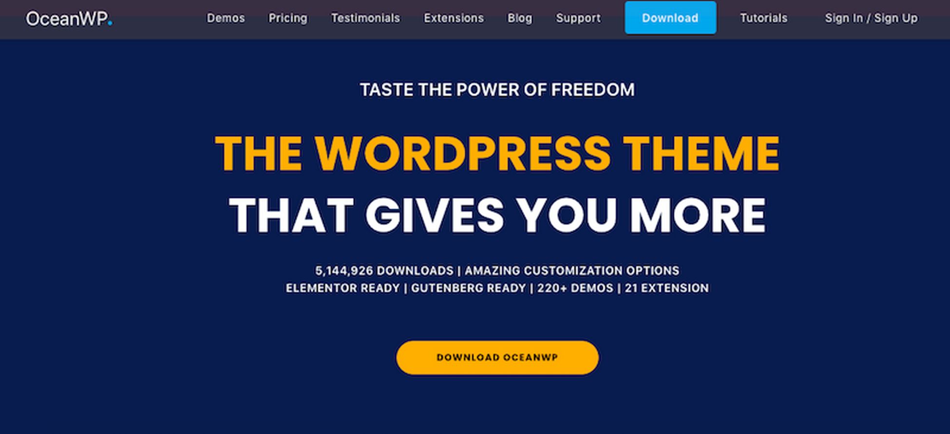 OceanWP WordPress theme