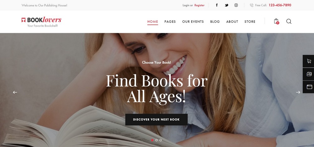 booklovers best wordpress books themes