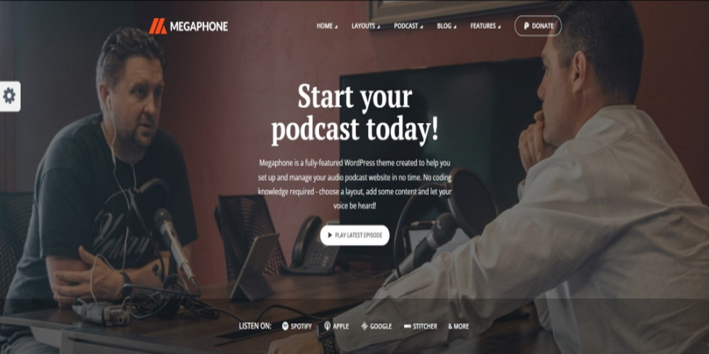 Megaphone WordPress theme demo