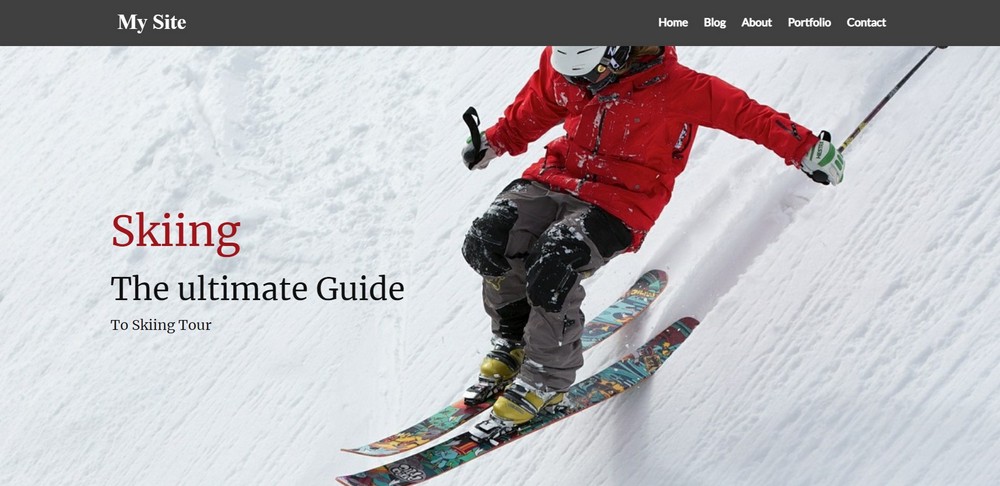 Popularfx skiing sports WordPress theme