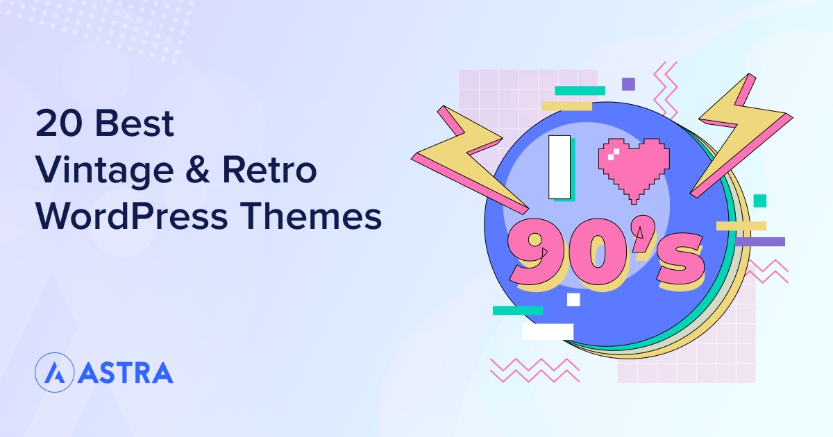 best vintage and retro WordPress themes