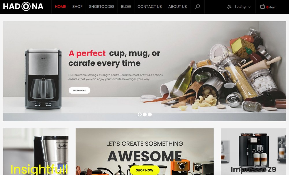 Hadona WordPress theme