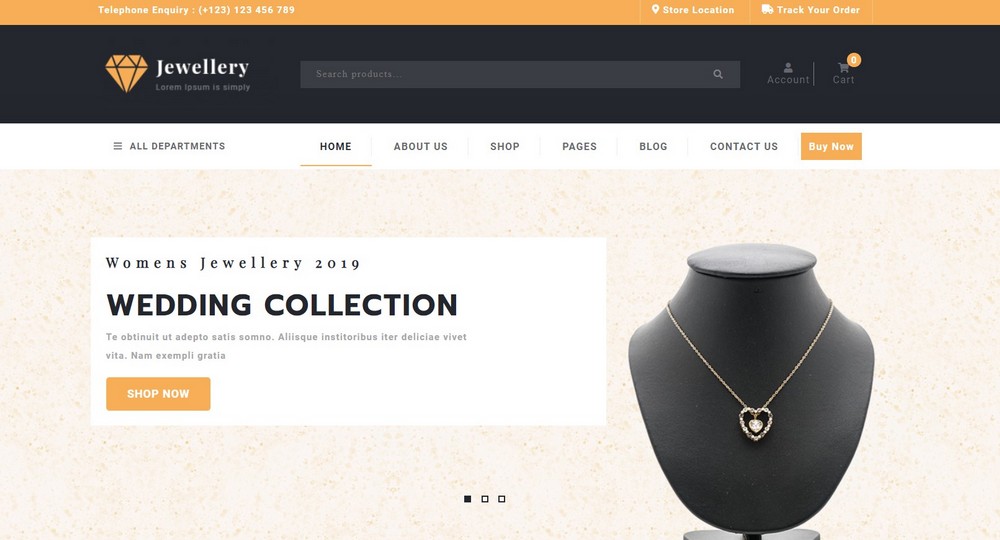 jewellery wordpress theme