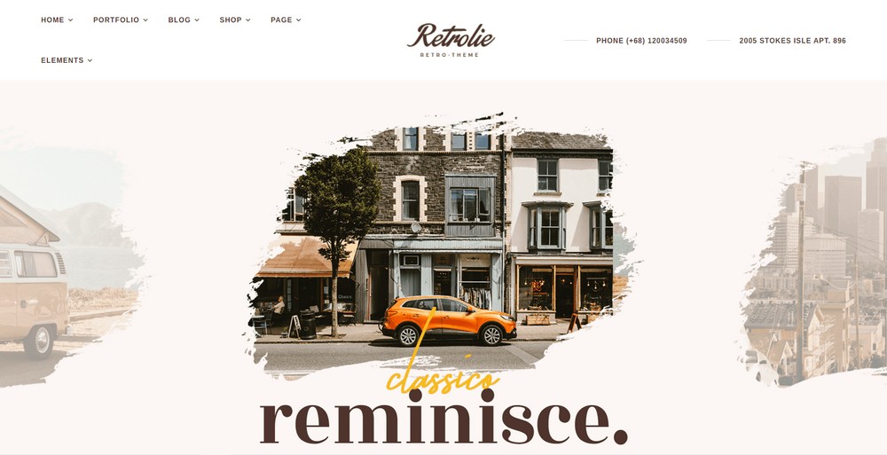 Vintage retrolie theme