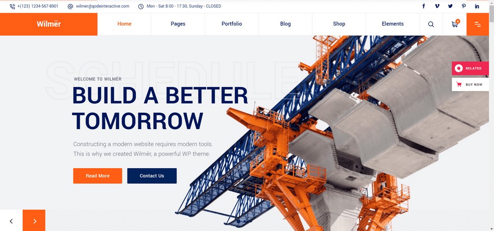 Wilmer construction theme